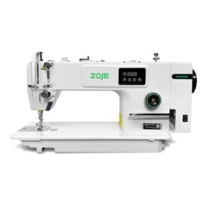 A6000P-D-G ZOJE RETA COM PARADA DE AGULHA E CORTE DE LINHA MOTOR DIRECT DRIVE E CAIXA ACOPLADA